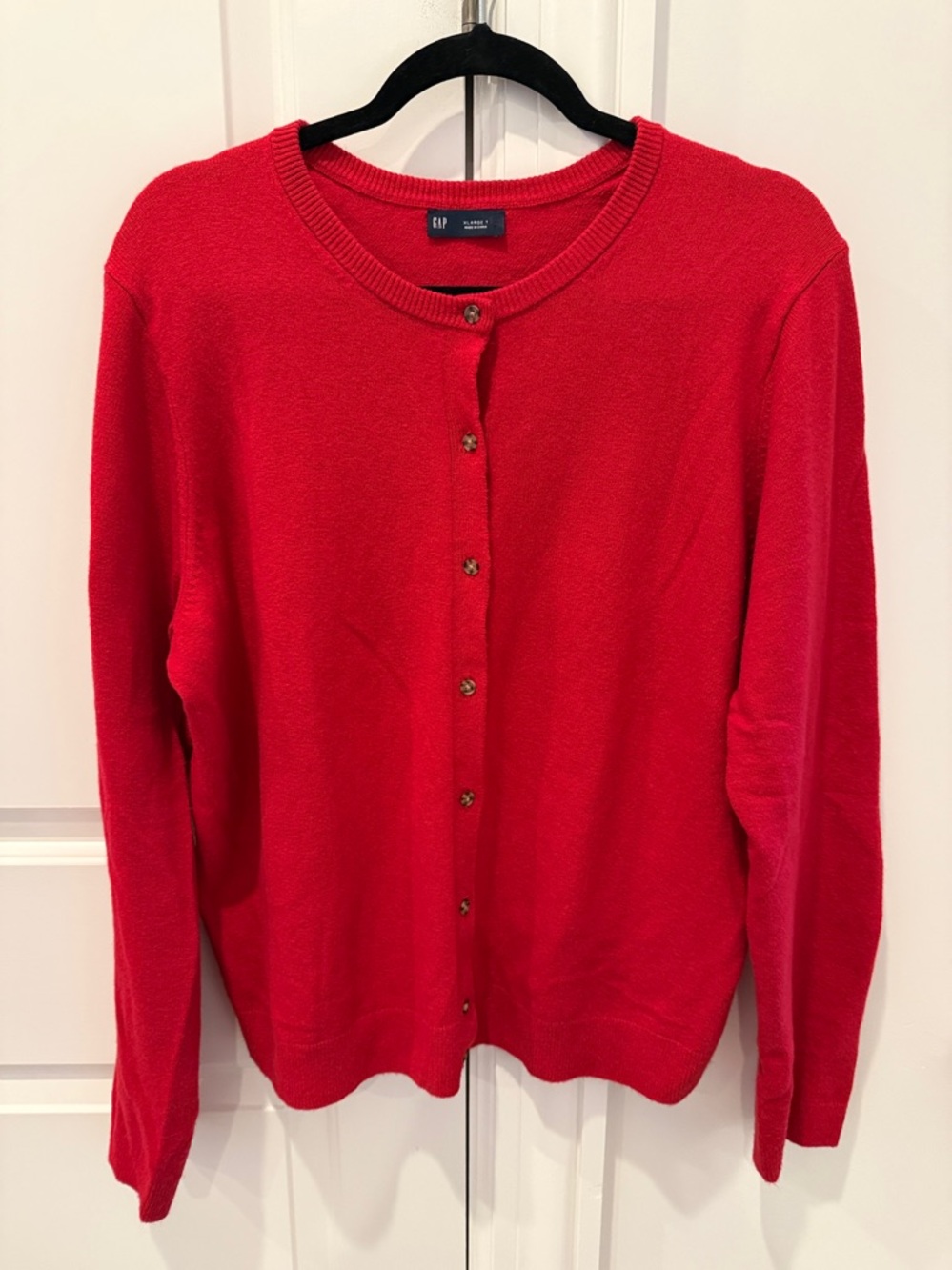 GAP CashSoft Cardigan Size XL Modern Red